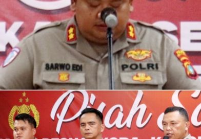 Kapolres Belitung Pimpin Langsung Upacara Sertijab Empat Jabatan Strategis