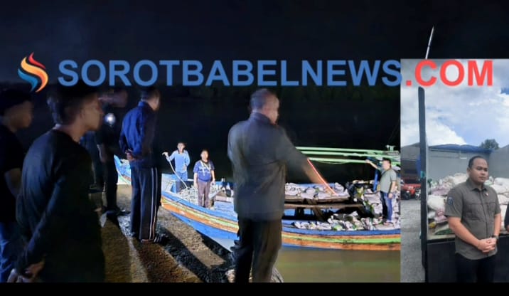 Penyelundupan Pasir Timah Ilegal Berhasil Digagalkan Sat Reskrim Polres Belitung Bersama Ditpolairud Polda Kepulauan Bangka Belitung